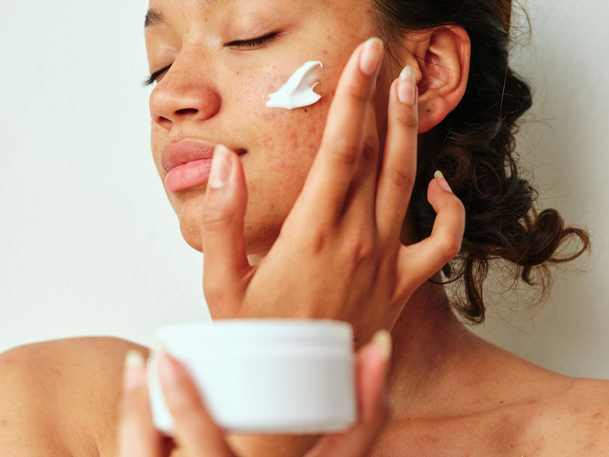 Moisturizer on Face
