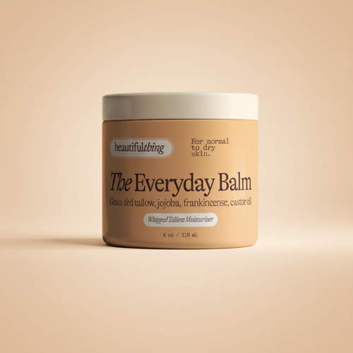 Natural tallow balm for face and body hydration
